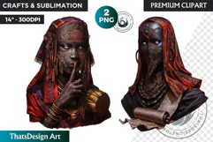 Orishas Pantheon Clipart PNG, African mythology, voodoo Product Image 1