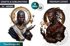 Orishas Pantheon Clipart PNG, African mythology, voodoo Product Image 1
