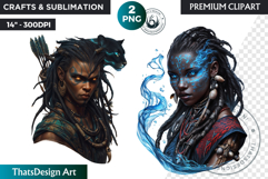 Orishas Pantheon Clipart PNG, African mythology, voodoo Product Image 1