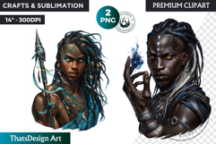 Orishas Pantheon Clipart PNG, African mythology, voodoo Product Image 1