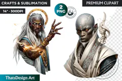 Orishas Pantheon Clipart PNG, African mythology, voodoo Product Image 1