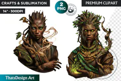 Orishas Pantheon Clipart PNG, African mythology, voodoo Product Image 1