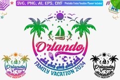 Orlando Family Vacation 2024 Svg, Florida Vacay Shirt Png Product Image 1