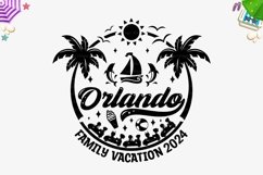 Orlando Family Vacation 2024 Svg, Florida Vacay Shirt Png Product Image 2