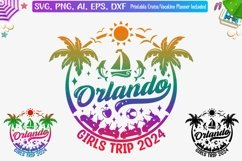 Orlando Florida Girls Trip 2024 Svg, Florida Vacay Shirt Png Product Image 1