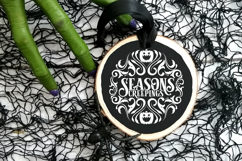 Seasons Creepings | Halloween Round Sign Product Image 3