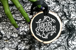 Hocus Pocus | Halloween Round Sign Product Image 2