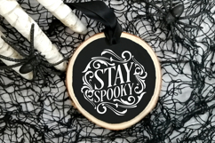 Stay Spooky | Halloween Round Sign Product Image 2