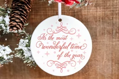 It's the most wonderful time of the year | Christmas Sign Product Image 2