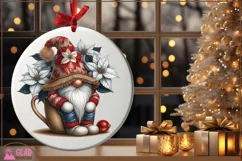 Christmas Gnome png, Christmas Gnome mug sublimation png Product Image 5
