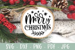 Merry Christmas Ornament SVG Product Image 3
