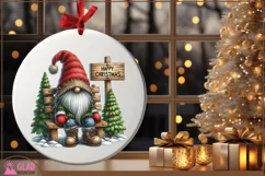 Christmas Gnome png, Happy Christmas gnome sublimation png Product Image 3