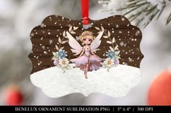 Enchanting Fairy Benelux Christmas Ornament Sublimation PNG Product Image 1