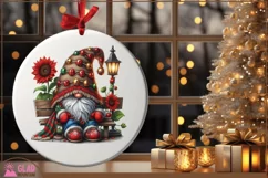 Christmas Gnome png, Christmas Jingle Bells Gnome design png Product Image 6