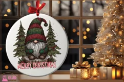 Merry Christmas Gnome sublimation png, Christmas Gnome png Product Image 2