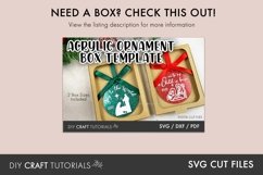 Let it Snow Christmas Ornament - Laser Cut File Product Image 3