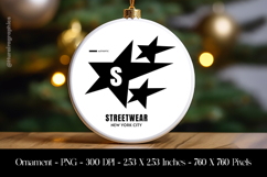 Shibuya Tokyo Japan Ornament Sublimation Design PNG Product Image 1