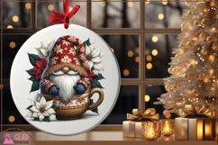 Christmas Gnome png, Christmas Gnome mug sublimation png Product Image 5