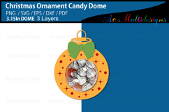 Christmas Ornament Candy Dome SVG Product Image 2