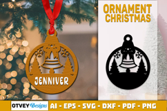 Christmas Ornaments SVG Layered Lasercut BUNDLES 8 DESIGNS Product Image 6