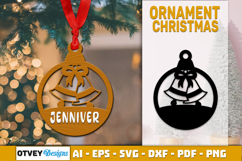 Christmas Ornaments SVG Layered Lasercut BUNDLES 8 DESIGNS Product Image 3