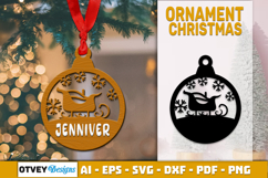 Christmas Ornaments SVG Layered Lasercut BUNDLES 8 DESIGNS Product Image 9
