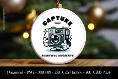 Capture Your Beautiful Moments Ornament Sublimation Design Product Image 1
