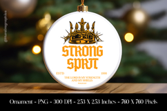 Strong Sprit Ornament Sublimation Design PNG Product Image 1