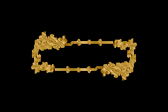 Ornament element vintage gold frame floral decorative design Product Image 2