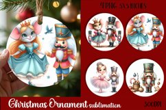 Funny Christmas cat Coaster Design | animal Square Product Image 1