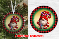 Christmas ornaments sublimation | Christmas gnome ornament Product Image 1