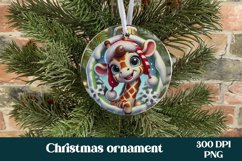 Christmas ornament sublimation | Christmas animal ornament Product Image 1