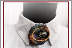 Ornamental Brooch Base ITH Embroidery Design Product Image 4