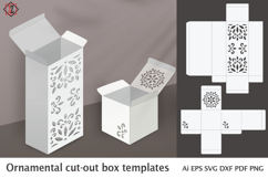 Decorative Cut-Out Pattern Box Templates Product Image 1