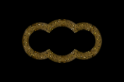 Ornamental floral gold round frame and border decoration Product Image 2