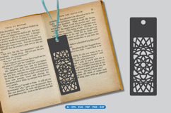 Ornamental Laser Cut Bookmark SVG Product Image 1