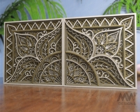 CNC cutting file for ornamental layered mandala suitable for wood or acrylic