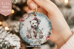 Baby Polar Bear Cub Ornament PNG Product Image 1