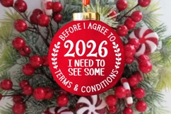 2025 Christmas Ornament SVG | Christmas SVG | Xmas Product Image 1