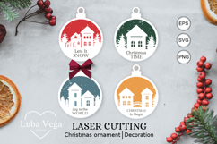 Laser Cut Christmas SVG / laser cut christmas ornaments svg Product Image 1