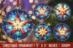 Christmas Ornaments Round Sublimation Product Image 1