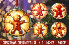 Christmas Ornaments Round Sublimation Product Image 1