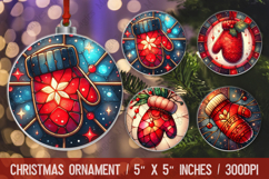 Christmas Ornaments Round Sublimation Product Image 1