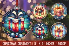 Christmas Ornaments Round Sublimation Product Image 1