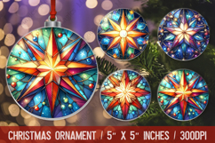 Christmas Ornaments Round Sublimation Product Image 1