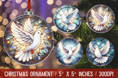Christmas Ornaments Round Sublimation Product Image 1