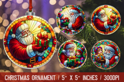 Christmas Ornaments Sublimation, Ornaments PNG Design Product Image 1