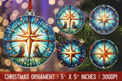 Christmas Ornaments Round Sublimation Product Image 1