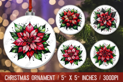 Christmas Ornaments Sublimation PNG Product Image 1