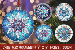 Christmas Ornaments Round Sublimation Product Image 1